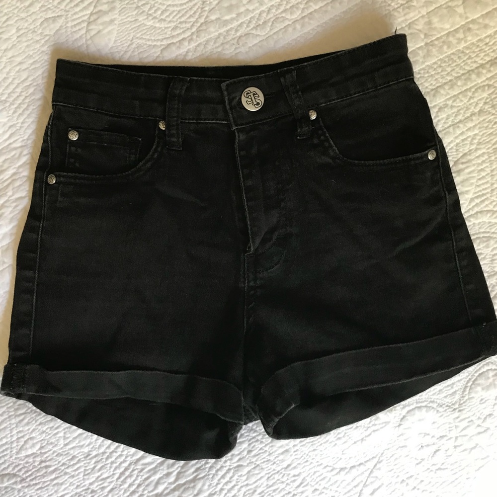 See thru soul high rise shorts